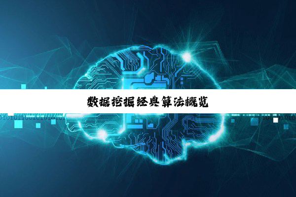 数据挖掘经典算法概览