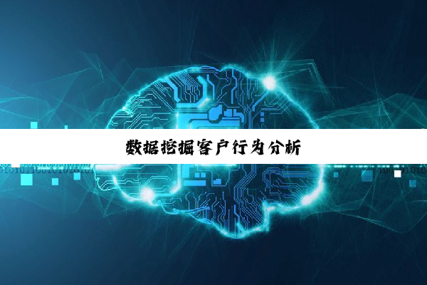 数据挖掘客户行为分析